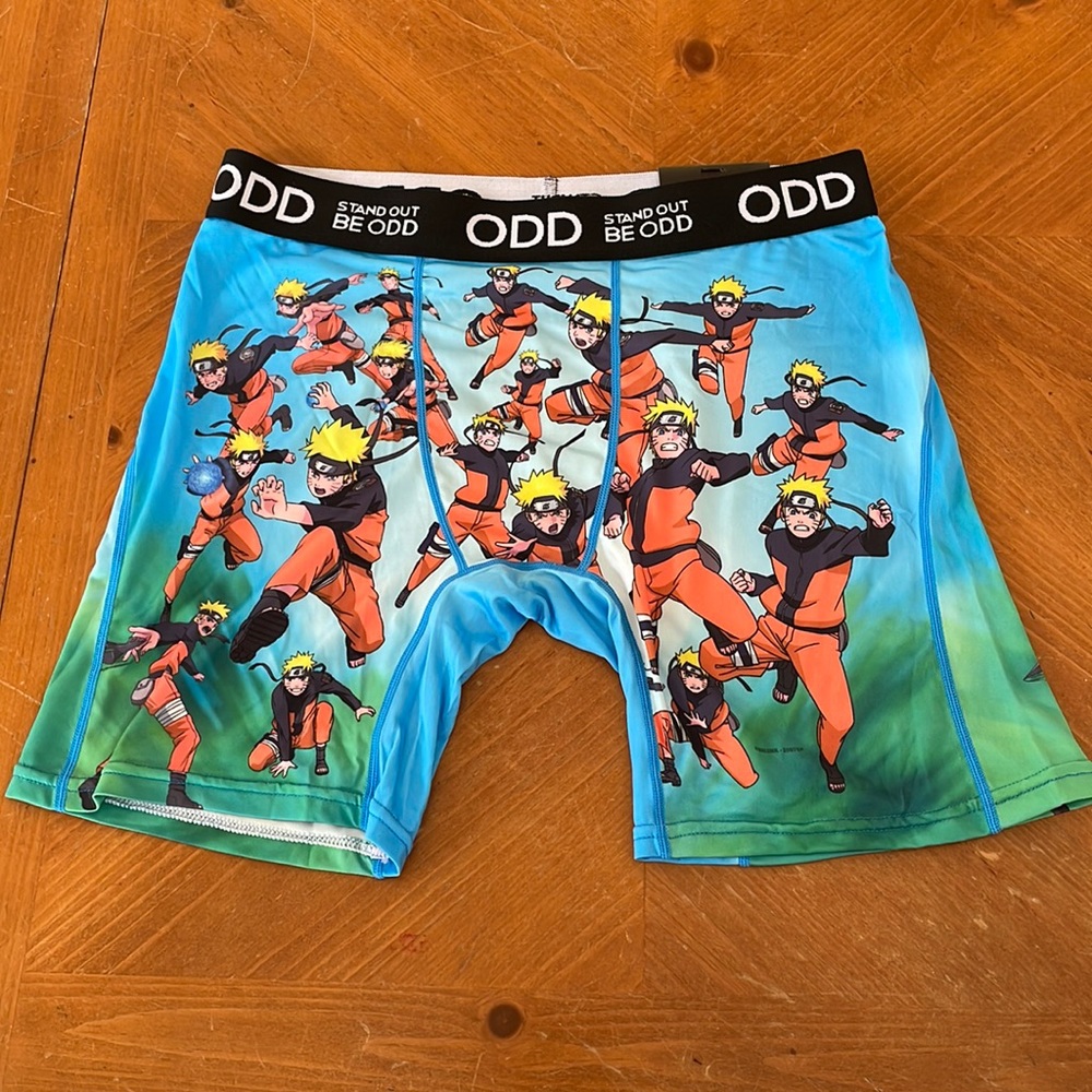 Men’s ODD Underwear Boxer Briefs x Naruto Shippuden Anime Cartoon Show NEW